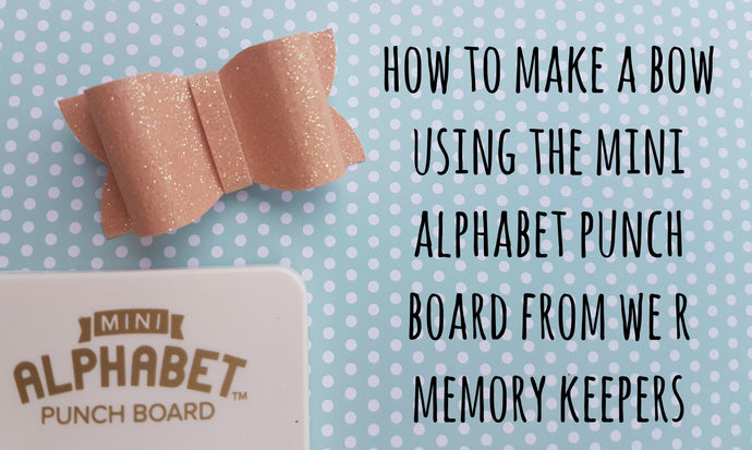 How to make a mini paper bow - Video