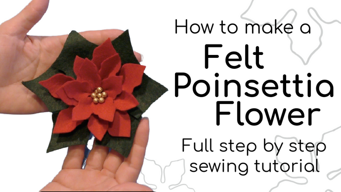 Felt Poinsettia