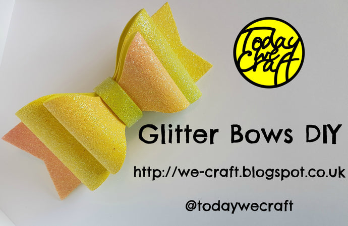 How to Make a Glitter Hair Bow - Video